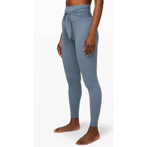 lululemon athletica Pants - LULULEMON ATHLETICA Align Pant 28' 'Wrap Waist" in Blue Charcoal Size 10